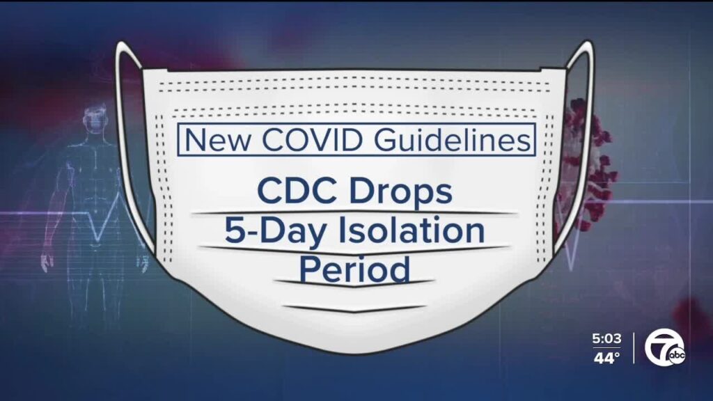 Covid-19 Variant Latest CDC 5 Day Isolation Guidelines