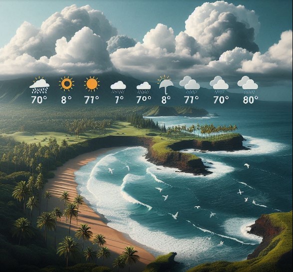 Kauai Weather Forecast for October 1, 2024