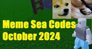 Meme Sea Codes October