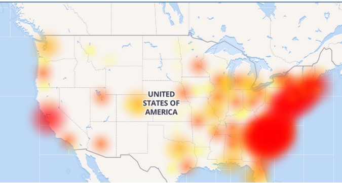 Verizon Wireless Outage Map