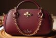 Maroon Kate Spade Purse Collection